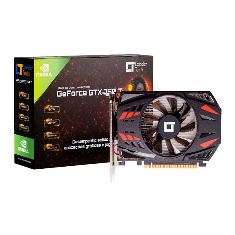 Placa de Video Leadertech GeForce GTX750 Ti, 4GB, GDDR5, 128-bit, PV-LT-GTX750TI-4G-D5