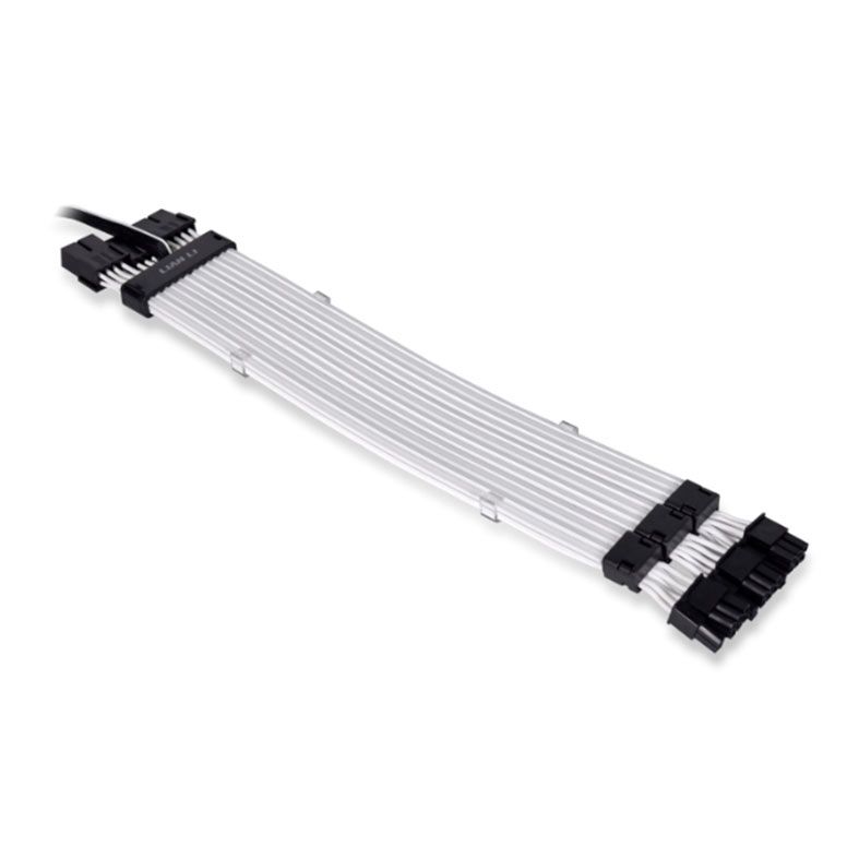 Cabo Sleeved Lian Li Strimer Plus V2 Triple 8 Pin, ARGB, 300mm, PW12-PV2-BLACK