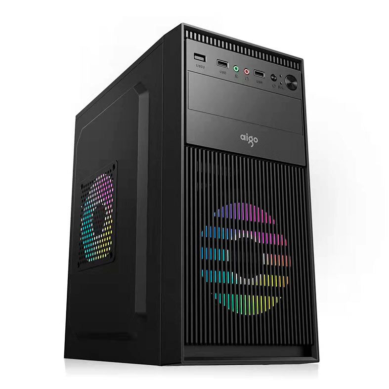 Gabinete Office Aigo Q1718, Mini-Tower, Preto, Q1718-BK