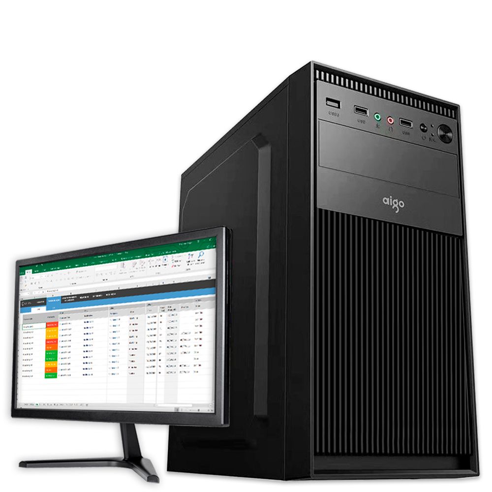 PC Home Completo Pichau HM700, Intel Core i7, 16GB DDR3, SSD 480GB + Monitor