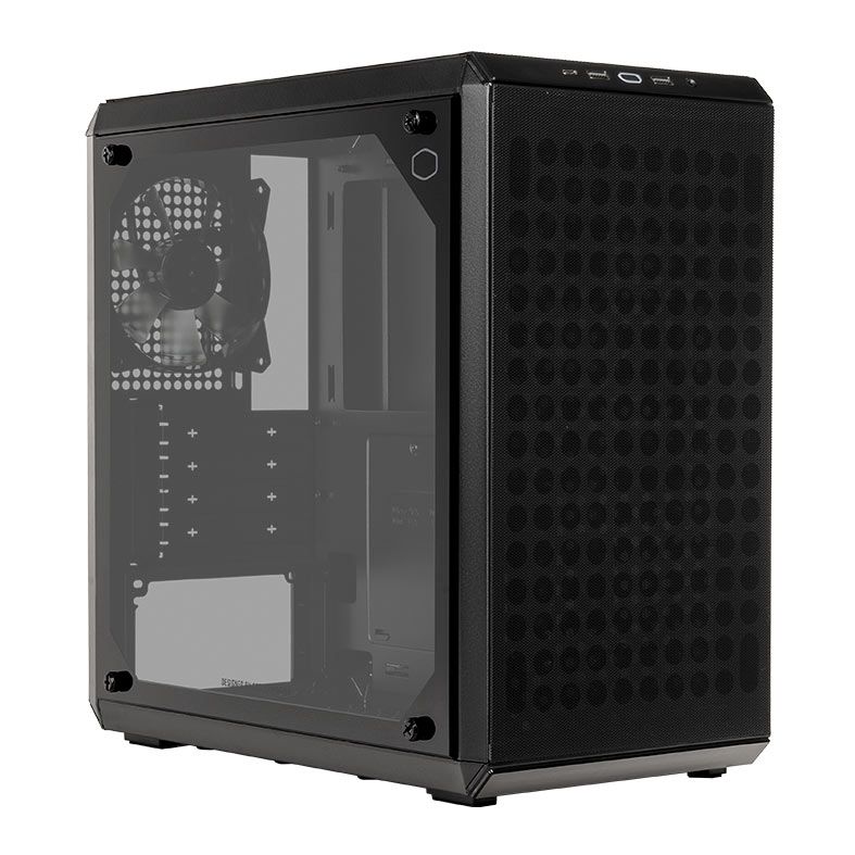 Gabinete Gamer Cooler Master Q300L V2, ARGB, Mini Tower, M-ATX, Com 1 Fan, Preto, Q300LV2-KGNN-S01