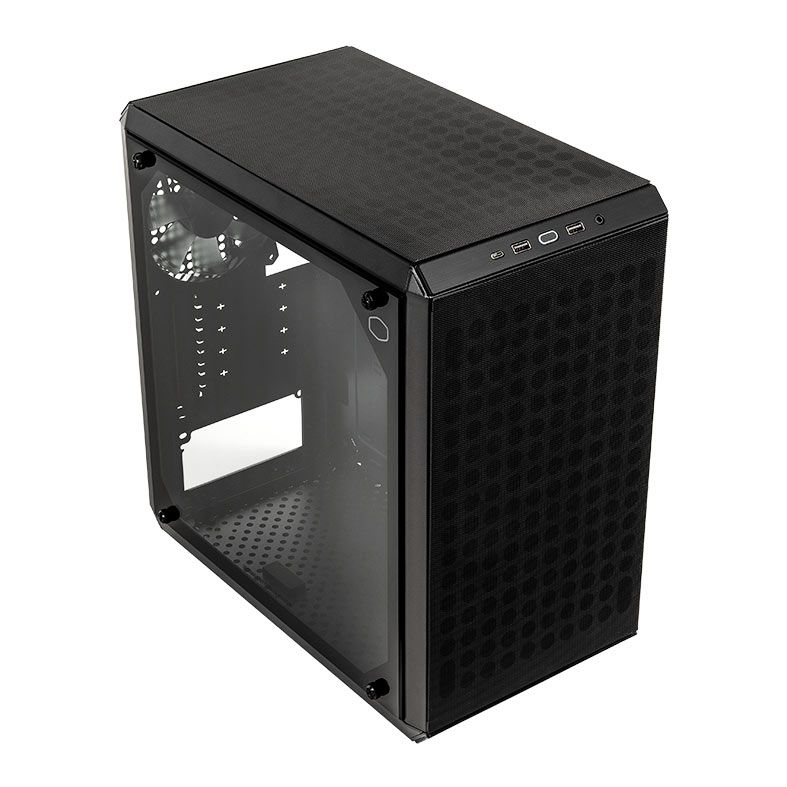 Gabinete Gamer Cooler Master Q300L V2, ARGB, Mini Tower, M-ATX, Com 1 Fan, Preto, Q300LV2-KGNN-S01