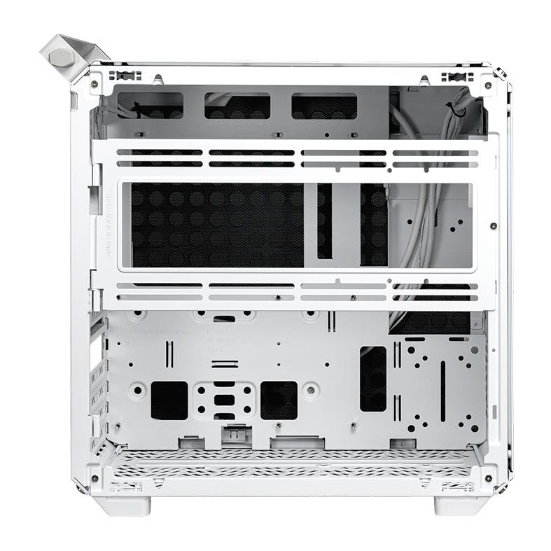 Gabinete Gamer Cooler Master QUBE 500 Flatpack, Modular, Mid-Tower, Lateral de Vidro, Com 1 Fan, Branco, Q500-WGNN-S00