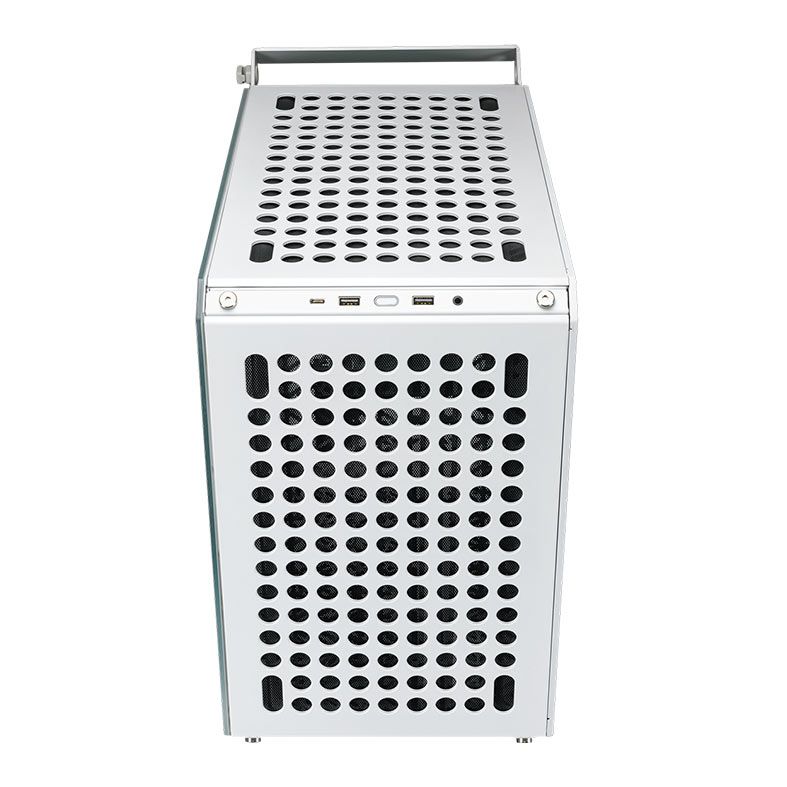 Gabinete Gamer Cooler Master QUBE 500 Flatpack, Modular, Mid-Tower, Lateral de Vidro, Com 1 Fan, Branco, Q500-WGNN-S00