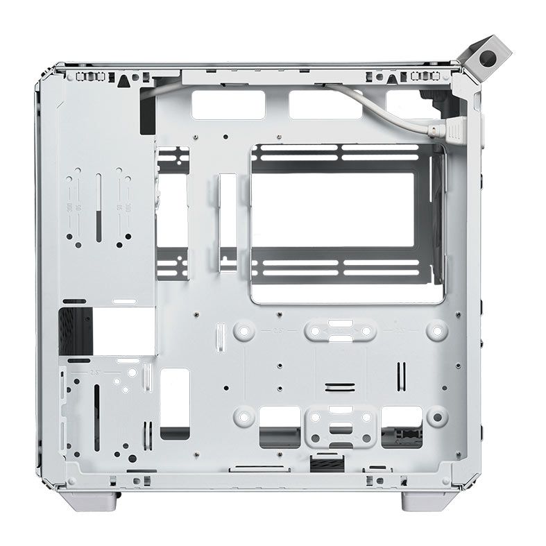 Gabinete Gamer Cooler Master QUBE 500 Flatpack, Modular, Mid-Tower, Lateral de Vidro, Com 1 Fan, Branco, Q500-WGNN-S00