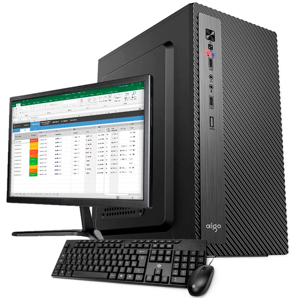 PC Home Completo Mancer HM533, Intel Core i5, 8GB DDR3, SSD 120GB + Monitor