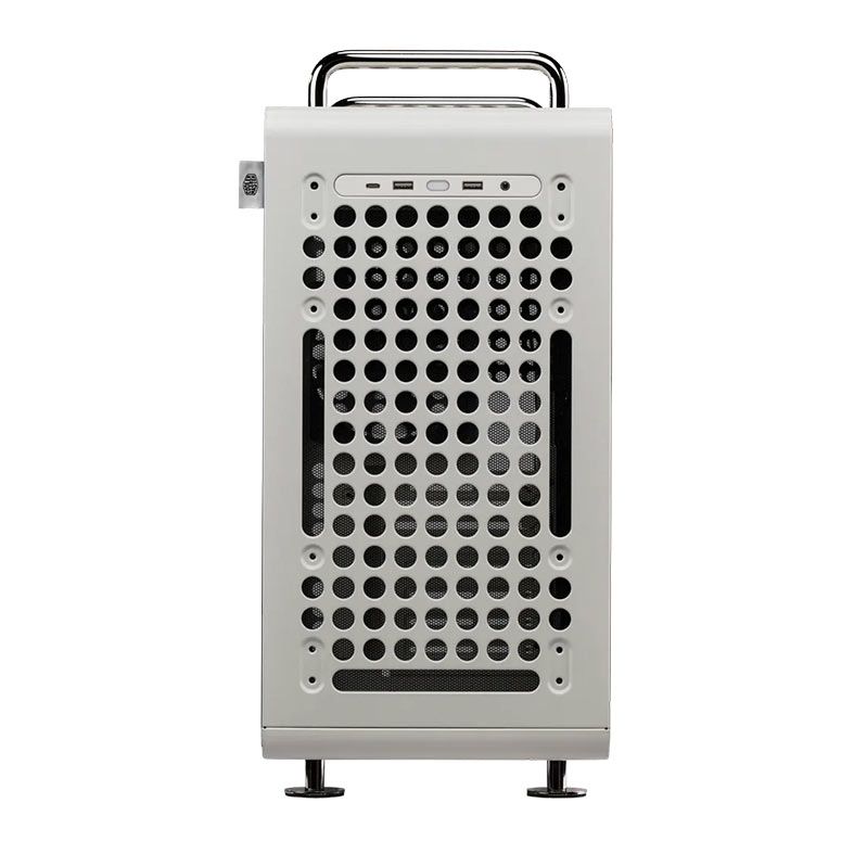 Gabinete Gamer Cooler Master QUBE 540 Moonstone, Mid-Tower, Lateral de Vidro, Com 1 Fans, Prata, Q540-LGNN-S00