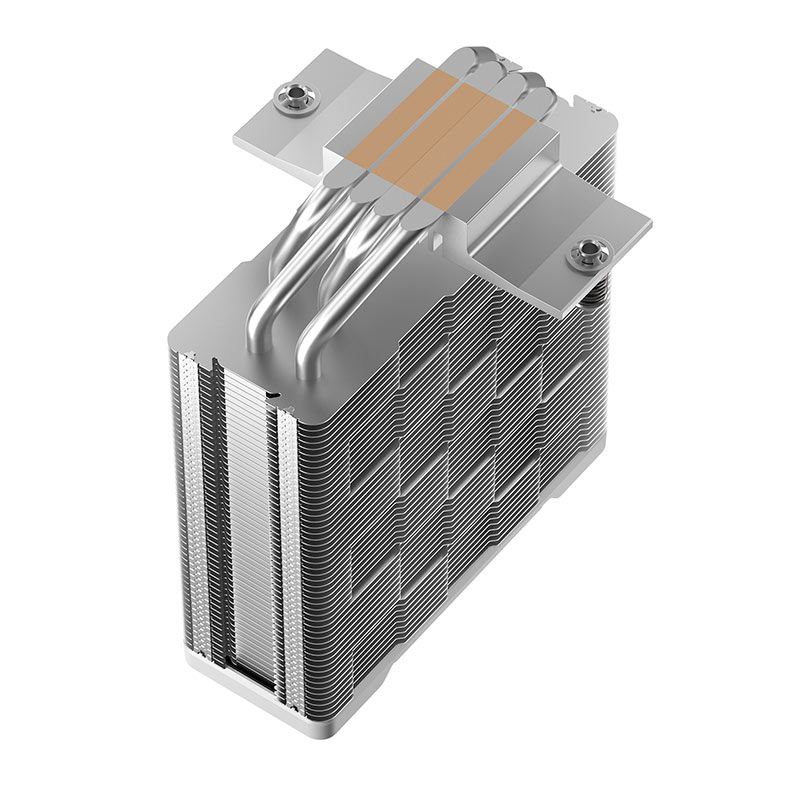 Cooler Para Processador Deepcool AG400 G2, ARGB, 120mm, Branco, R-AG400-WHAMMG2-G