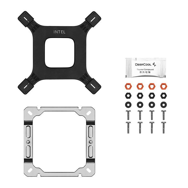 Cooler Para Processador DeepCool AG400 V2, ARGB, 120mm, Branco, R-AG400-WHAMMN-GJD