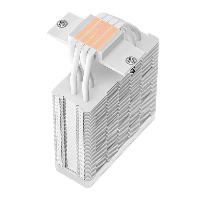 Cooler Para Processador DeepCool AG400 V2, ARGB, 120mm, Branco, R-AG400-WHAMMN-GJD