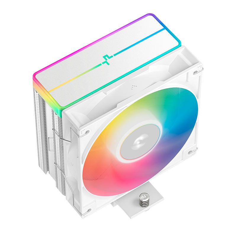 Cooler Para Processador DeepCool AG400 V2, ARGB, 120mm, Branco, R-AG400-WHAMMN-GJD