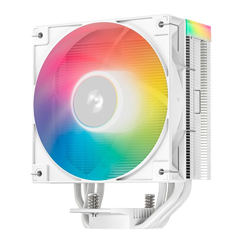 Cooler Para Processador DeepCool AG400 V2, ARGB, 120mm, Branco, R-AG400-WHAMMN-GJD