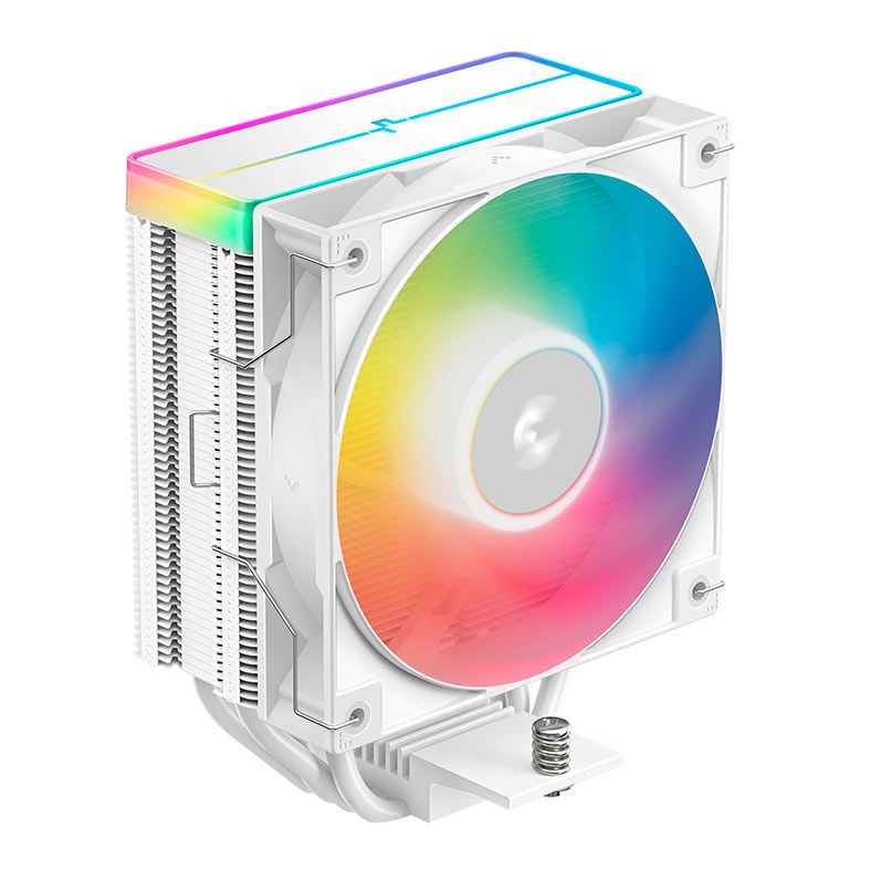 Cooler Para Processador DeepCool AG400 V2, ARGB, 120mm, Branco, R-AG400-WHAMMN-GJD