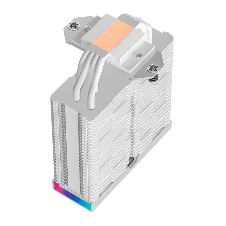 Cooler Para Processador DeepCool AK400 Digital Pro WH, ARGB, 120mm, Branco, R-AK400-WHAPMN-G