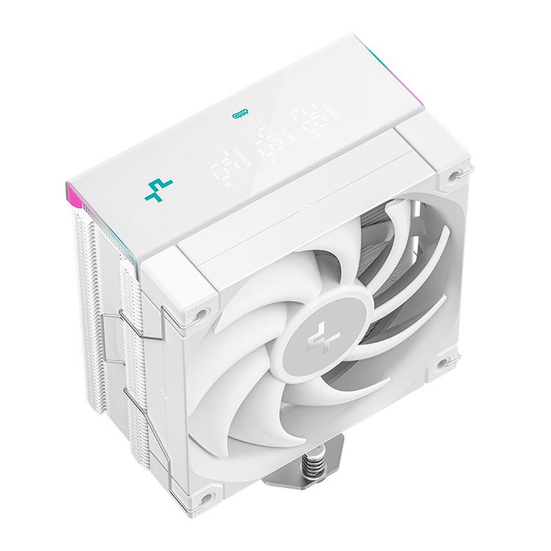 Cooler Para Processador DeepCool AK400 Digital Pro WH, ARGB, 120mm, Branco, R-AK400-WHAPMN-G