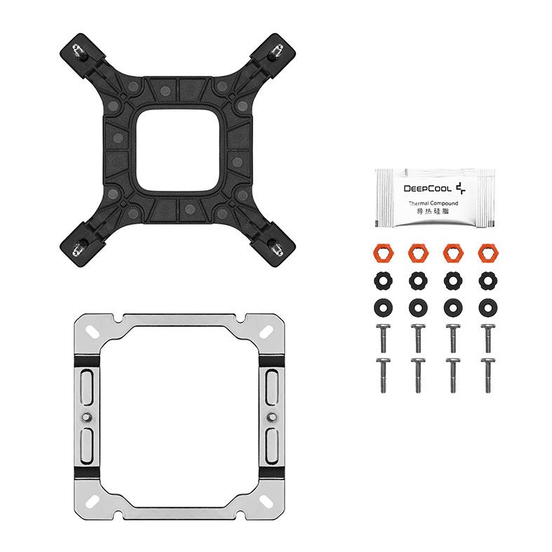 Cooler Para Processador DeepCool AK500S Digital SE, ARGB, 120mm, Branco, R-AK500S-WHADMN-GJD