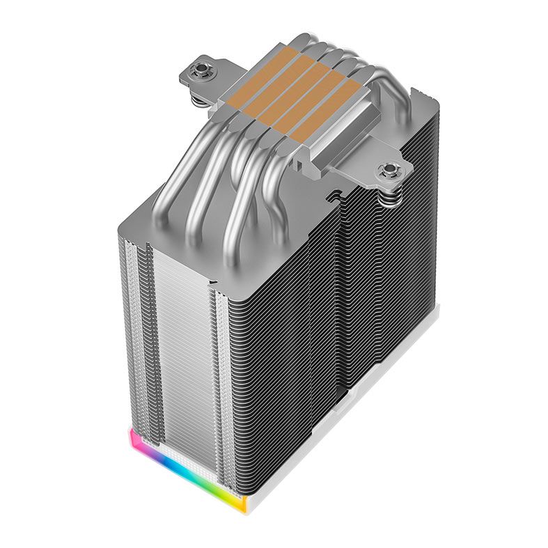 Cooler Para Processador DeepCool AK500S Digital SE, ARGB, 120mm, Branco, R-AK500S-WHADMN-GJD