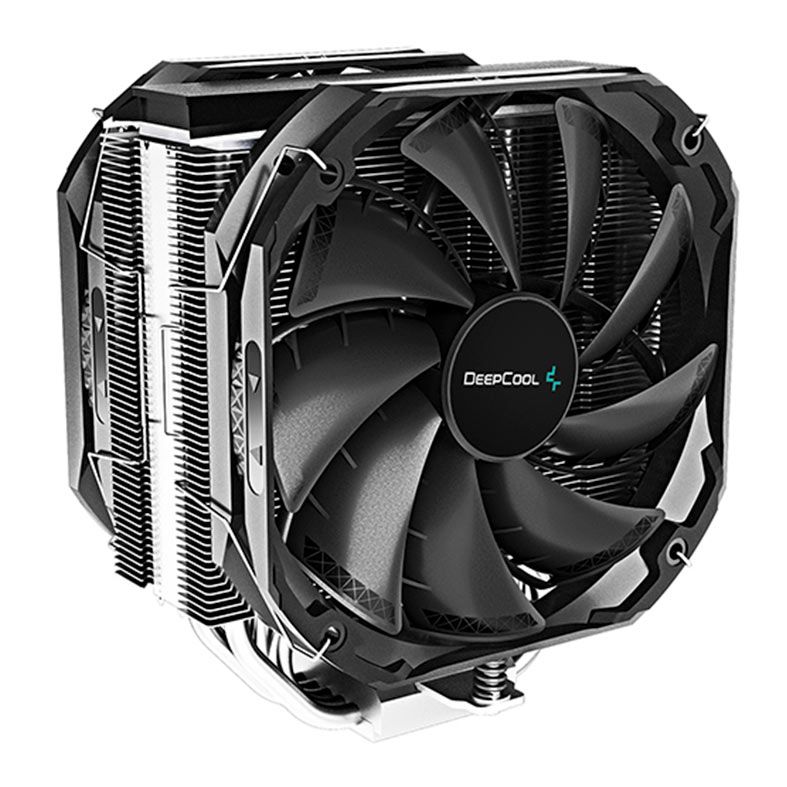 Cooler Para Processador DeepCool AS500 Plus, A-RGB, 2x140mm, Preto, R-AS500-BKNLMP-G
