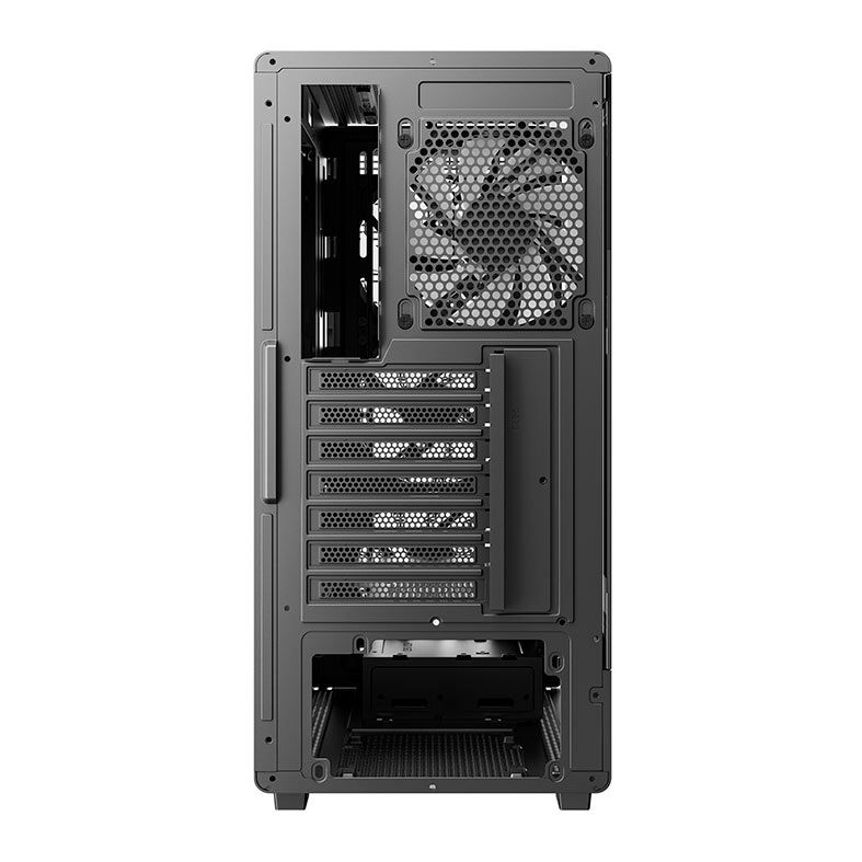 Gabinete Gamer Deepcool CC500, ARGB, Mid-Tower, Lateral de Vidro, Com 4 Fans, Preto, R-CC550NKANA4-G