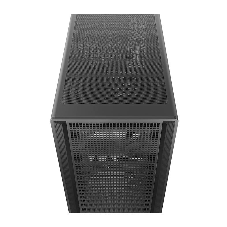 Gabinete Gamer Deepcool CC500, ARGB, Mid-Tower, Lateral de Vidro, Com 4 Fans, Preto, R-CC550NKANA4-G