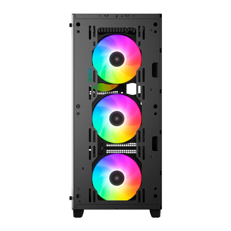 Gabinete Gamer Deepcool CC560 ARGB, Lateral de Vidro, Com 4 Fans, Preto, R-CC560-BKTAA4-G-1