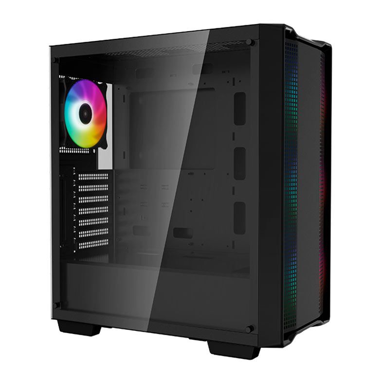 Gabinete Gamer Deepcool CC560 ARGB, Lateral de Vidro, Com 4 Fans, Preto, R-CC560-BKTAA4-G-1