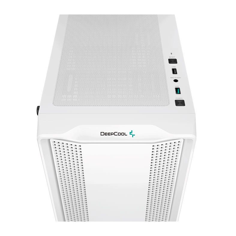 Gabinete Gamer Deepcool CC560 V2, Mid-Tower, Lateral de Vidro, Com 4 Fans, Branco, R-CC560-WHGAA4-G-2
