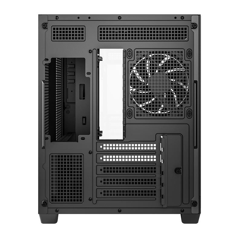 Gabinete Gamer Deepcool CG330, ARGB, Mid-Tower, Lateral de Vidro, Com 3 Fans, Preto, R-CG330-BKNGM3-G