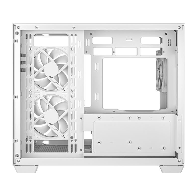Gabinete Gamer Deepcool CG330, ARGB, Mid-Tower, Lateral de Vidro, Com 3 Fans, Branco, R-CG330-WHNGM3-G