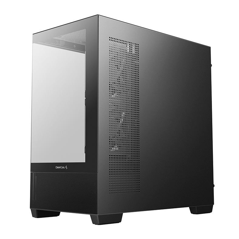 Gabinete Gamer Deepcool CG380, ARGB, Mini-Tower, Lateral de Vidro, Com 3 Fans, Preto, R-CG380-BKAGM3-G