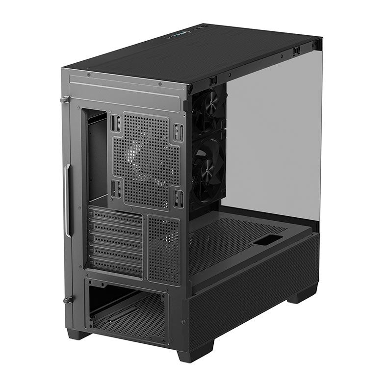 Gabinete Gamer Deepcool CG380, ARGB, Mini-Tower, Lateral de Vidro, Com 3 Fans, Preto, R-CG380-BKAGM3-G