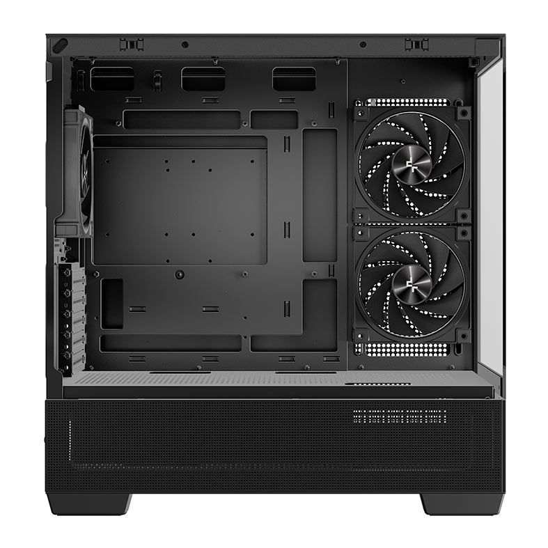 Gabinete Gamer Deepcool CG380, ARGB, Mini-Tower, Lateral de Vidro, Com 3 Fans, Preto, R-CG380-BKAGM3-G