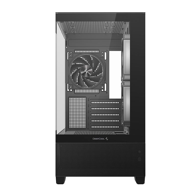 Gabinete Gamer Deepcool CG380, ARGB, Mini-Tower, Lateral de Vidro, Com 3 Fans, Preto, R-CG380-BKAGM3-G