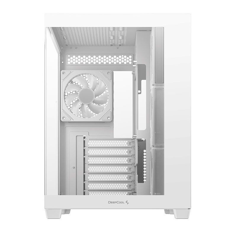 Gabinete Gamer Deepcool CG530 4F,ARGB, Mid-Tower, Lateral de Vidro, Com 4 Fans, Branco, R-CG530-WHADA4-G-1