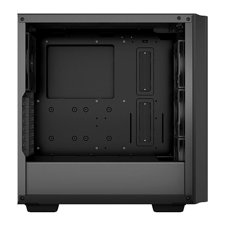 Gabinete Gamer DeepCool CG540, RGB, Mid-Tower, Lateral de Vidro, Com 4 Fans, Preto, R-CG540-BKAGE4-G-1
