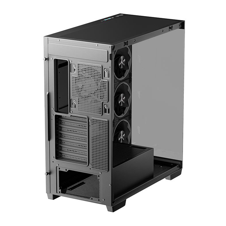 Gabinete Gamer Deepcool CG580 V2, ARGB, Mid-Tower, Lateral de Vidro, Com 4 Fans, Preto, R-CG580-BKADA4-G-2