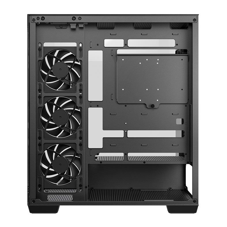 Gabinete Gamer Deepcool CG580 V2, ARGB, Mid-Tower, Lateral de Vidro, Com 4 Fans, Preto, R-CG580-BKADA4-G-2