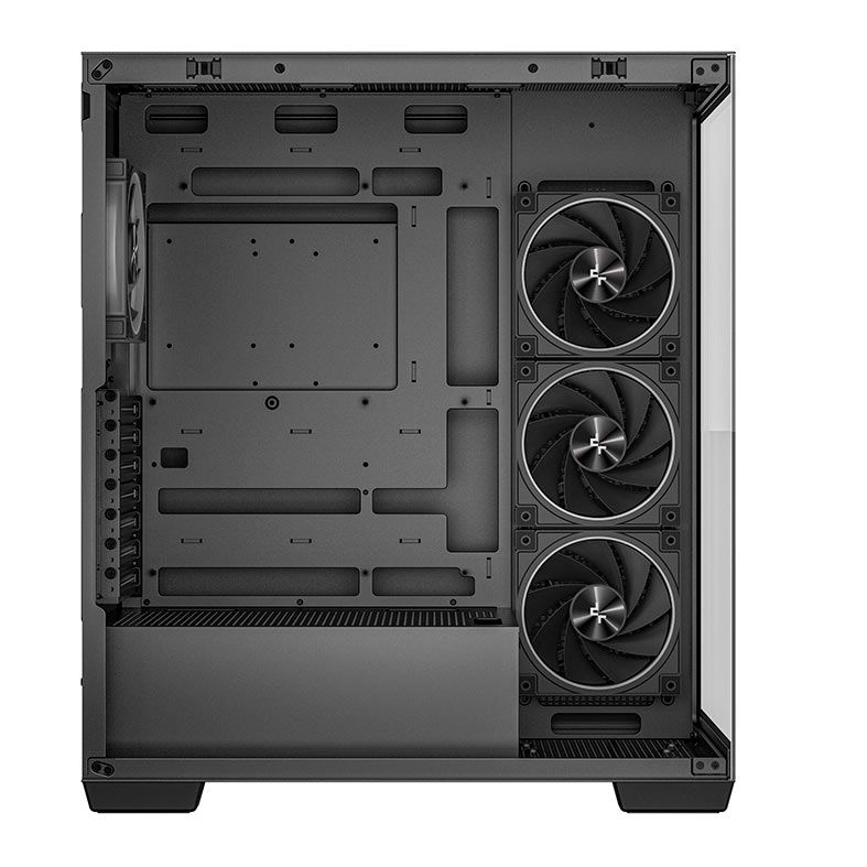 Gabinete Gamer Deepcool CG580 V2, ARGB, Mid-Tower, Lateral de Vidro, Com 4 Fans, Preto, R-CG580-BKADA4-G-2