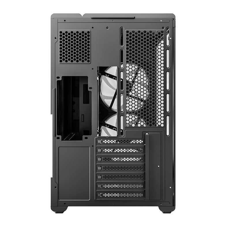 Gabinete Gamer Deepcool CG590 MESH, ARGB, Mid-Tower, Lateral de Vidro, Com 2 Fans, Preto, R-CG590MESH-BKANA2-G