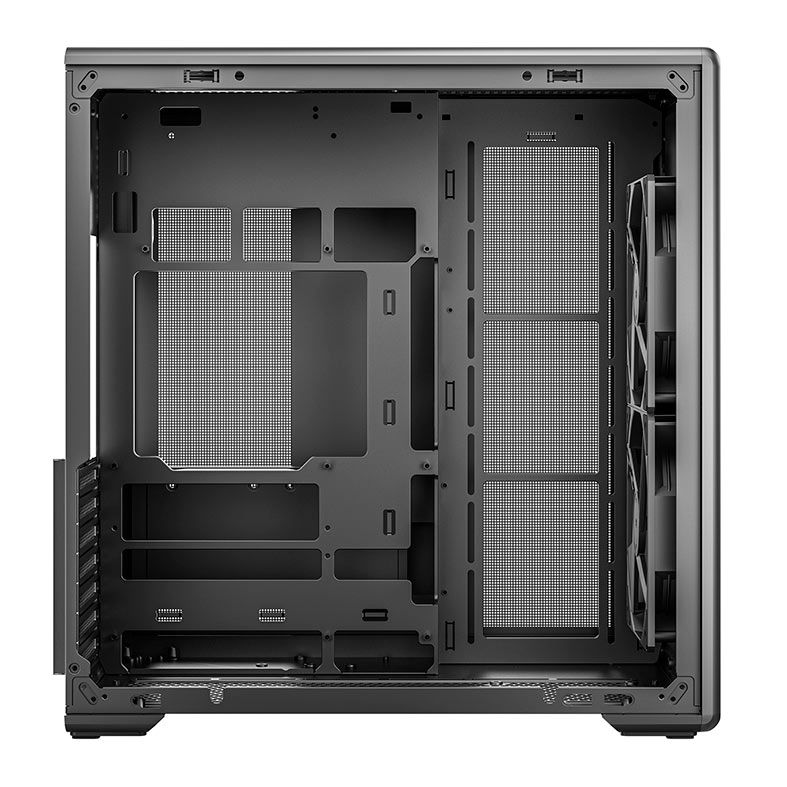 Gabinete Gamer Deepcool CG590 MESH, ARGB, Mid-Tower, Lateral de Vidro, Com 2 Fans, Preto, R-CG590MESH-BKANA2-G
