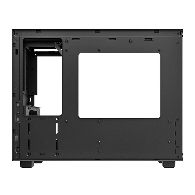 Gabinete Gamer Deepcool CH160 Plus, Mini-Tower, Lateral de Vidro, Preto, R-CH160-BKNGM0-G
