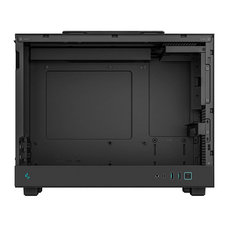 Gabinete Gamer Deepcool CH160 Plus, Mini-Tower, Lateral de Vidro, Preto, R-CH160-BKNGM0-G
