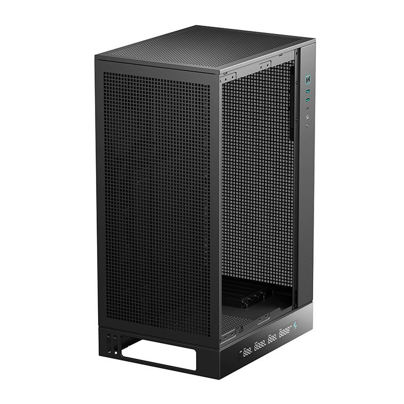 Gabinete Gamer Deepcool CH270 Digital, Mini-Tower, Lateral de Vidro, Preto, R-CH270-BKNDM0-G-1