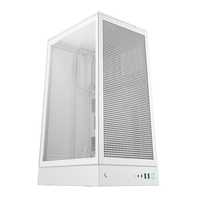 Gabinete Gamer Deepcool CH270, Mini-Tower, Lateral de Vidro, Branco, R-CH270-WHNGM0-G-1