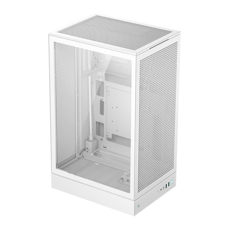 Gabinete Gamer Deepcool CH270, Mini-Tower, Lateral de Vidro, Branco, R-CH270-WHNGM0-G-1
