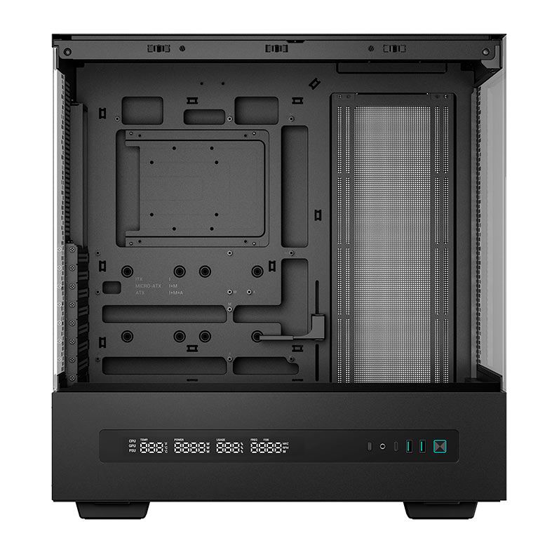 Gabinete Gamer Deepcool CH690 Digital, Mid-Tower, Lateral de Vidro, Preto, R-CH690-BKNNA0D-G-1