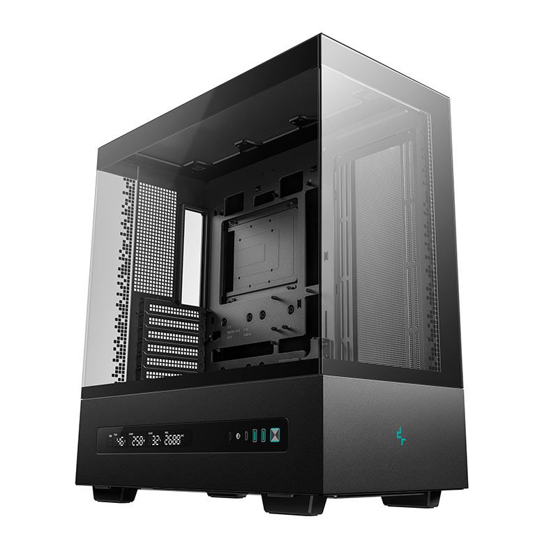 Gabinete Gamer Deepcool CH690 Digital, Mid-Tower, Lateral de Vidro, Preto, R-CH690-BKNNA0D-G-1