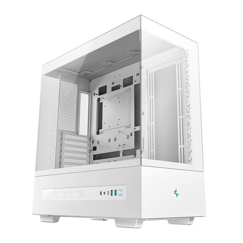 Gabinete Gamer Deepcool CH690 Digital, Mid-Tower, Lateral de Vidro, Branco, R-CH690-WHNNA0D-G-1