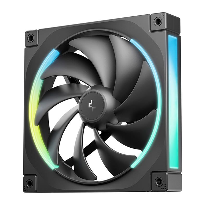 Gabinete Gamer Deepcool CH690 LCD, ARGB, Mid-Tower, Lateral de Vidro, Com 4 Fans, Preto, R-CH690LCD-BKNNA0D-G