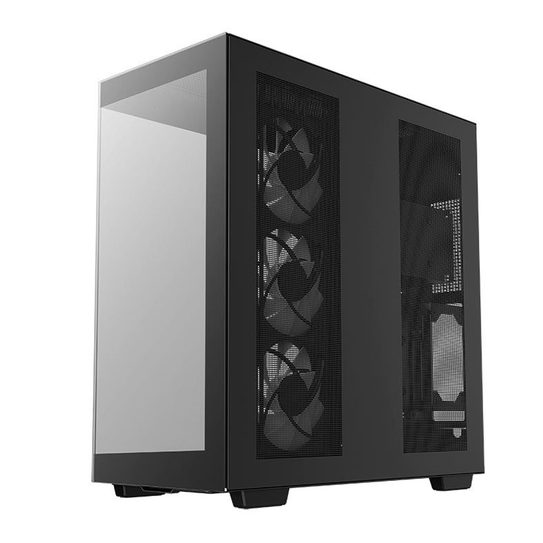 Gabinete Gamer Deepcool CH780, ARGB, Full-Tower, Lateral de Vidro, Com 3 Fans, Preto, R-CH780-BKADE41-G-1